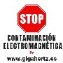 Logo Stop contaminación electromagnética de Gigahertz